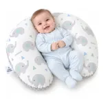 Almohada de lactancia recién nacido descanso Jolly Bamby gris Almohada de lactancia recién nacido descanso Jolly Bamby gris