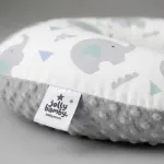 Almohada de lactancia recién nacido descanso Jolly Bamby gris Almohada de lactancia recién nacido descanso Jolly Bamby gris