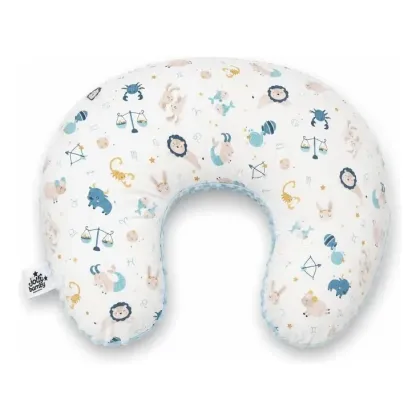 Almohada de lactancia y descanso para bebés diseño exclusivo azul claro Almohada de lactancia y descanso para bebés diseño exclusivo azul claro