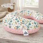 Almohada de lactancia y descanso para bebés diseño exclusivo rosa claro Almohada de lactancia y descanso para bebés diseño exclusivo rosa claro
