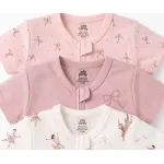 Mameluco para bebé Jolly Bamby manga corta paquete de 3 rosa 0-6 meses Mameluco para bebé Jolly Bamby manga corta paquete de 3 rosa 0-6 meses