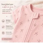 Mameluco para bebé Jolly Bamby manga corta paquete de 3 rosa 0-6 meses Mameluco para bebé Jolly Bamby manga corta paquete de 3 rosa 0-6 meses