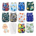 pañales ecológicos reutilizables para bebés paquete de 10 niño