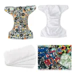 pañales ecológicos reutilizables para bebés paquete de 10 niño