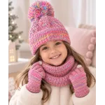 Kit de gorro bufanda y guantes para bebés y niños calidad multicolor unitalla Kit de gorro bufanda y guantes para bebés y niños calidad multicolor unitalla