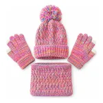 Kit de gorro bufanda y guantes para bebés y niños calidad multicolor unitalla Kit de gorro bufanda y guantes para bebés y niños calidad multicolor unitalla