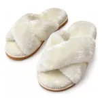 Pantuflas abiertas de peluche otoño/invierno regalitos Pantuflas abiertas de peluche otoño/invierno regalitos
