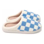 Pantuflas zapatillas andar en casa diseño cuadros cómodas Pantuflas zapatillas andar en casa diseño cuadros cómodas