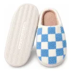 Pantuflas zapatillas andar en casa diseño cuadros cómodas Pantuflas zapatillas andar en casa diseño cuadros cómodas